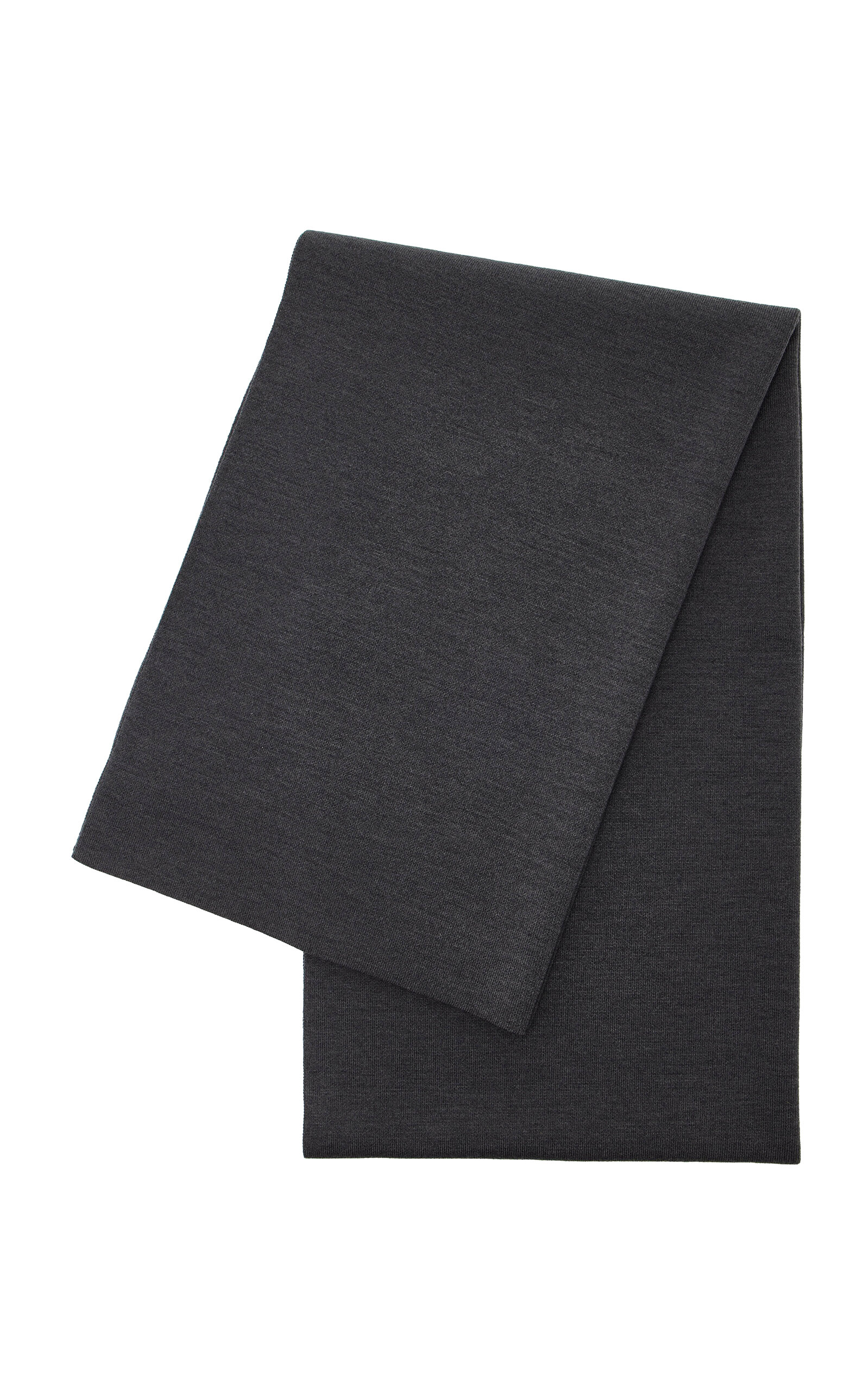 Brandon Maxwell Long Wool Knitted Scarf