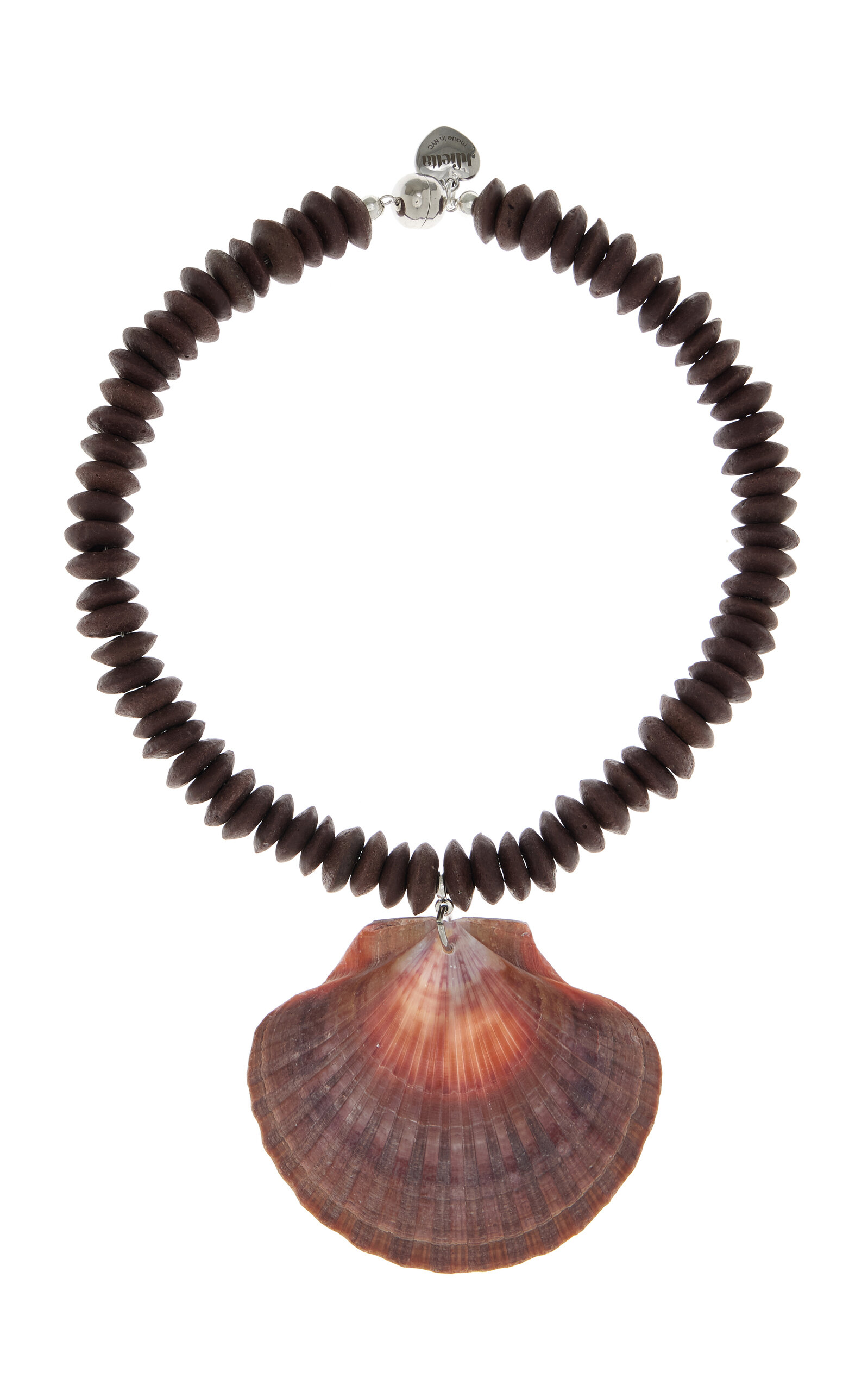 Shop Julietta Exclusive Beaded Shell Necklace In Brown