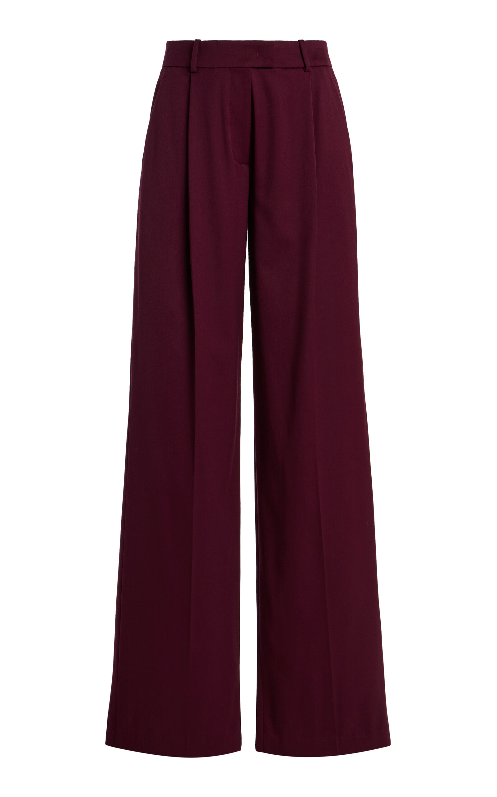 Another Tomorrow Exclusive Oversized Wool Wide-leg Pants