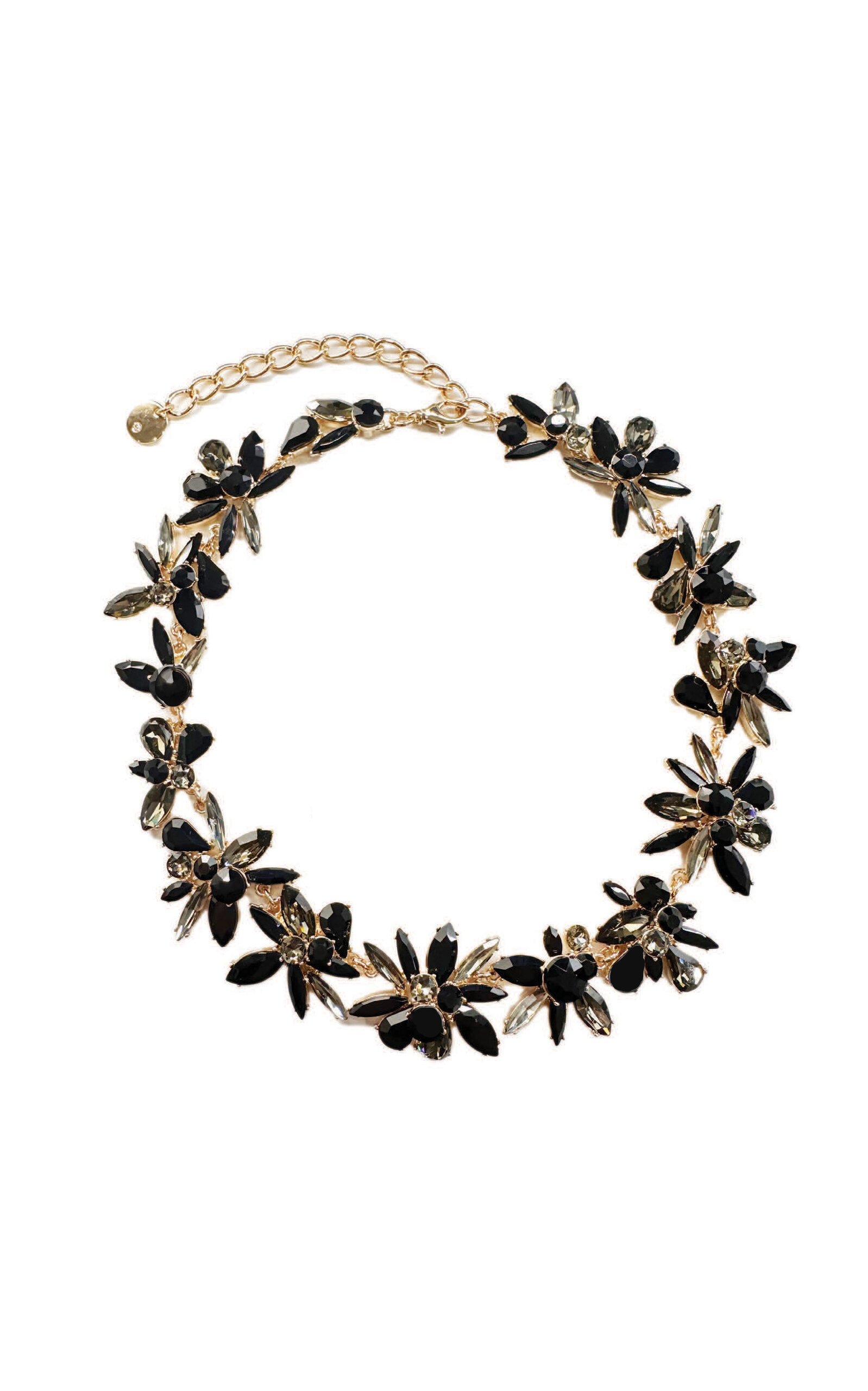Carolina Herrera Crystal Cluster Necklace - Black - OS - Moda Operandi