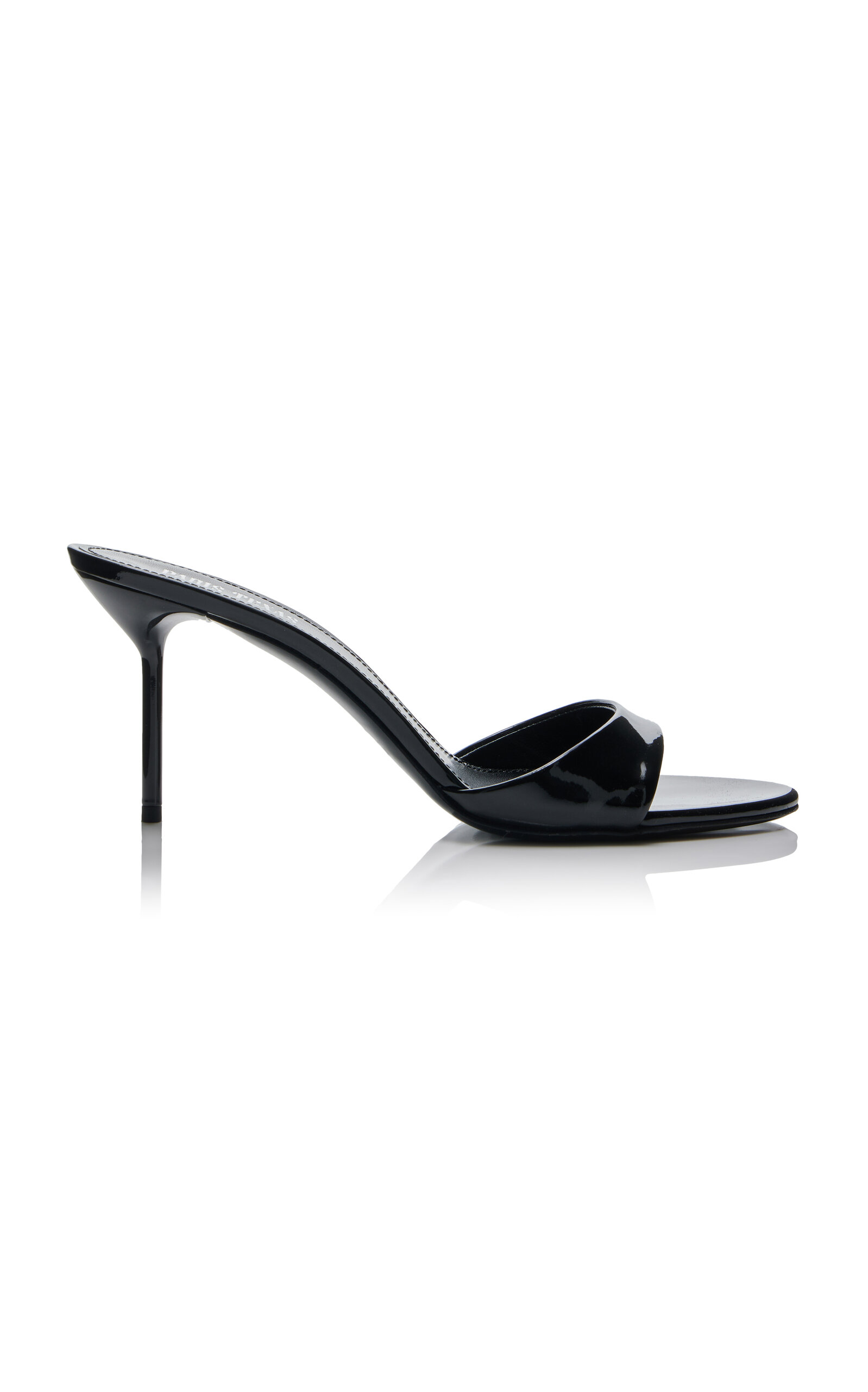 Shop Paris Texas Lidia Patent Leather Sandals In Black
