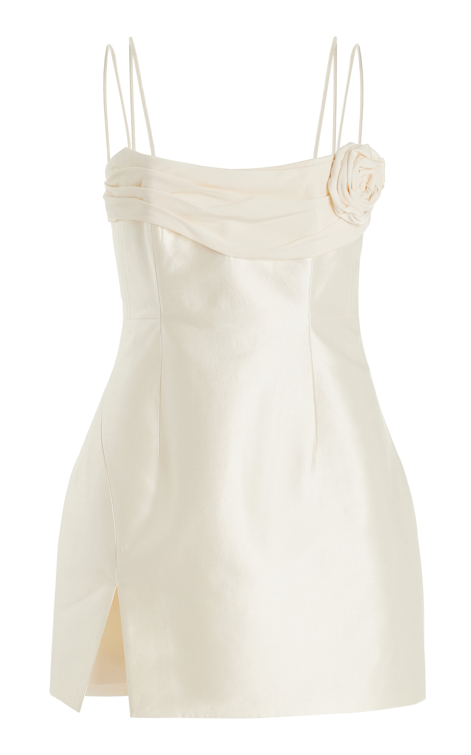 Rachel Gilbert Sawyer Silk-Wool Mini Dress - Ivory