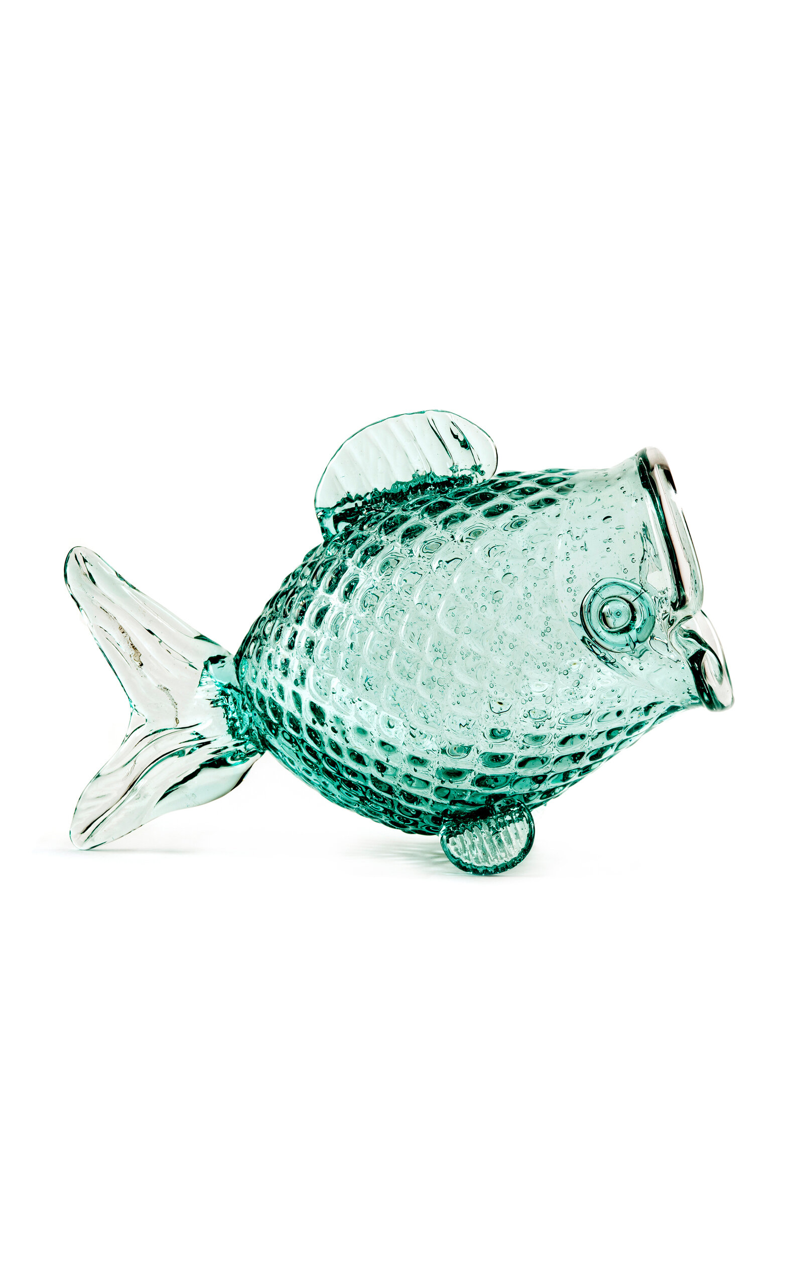 Polspotten Fat Fish Glass Jar In Clear