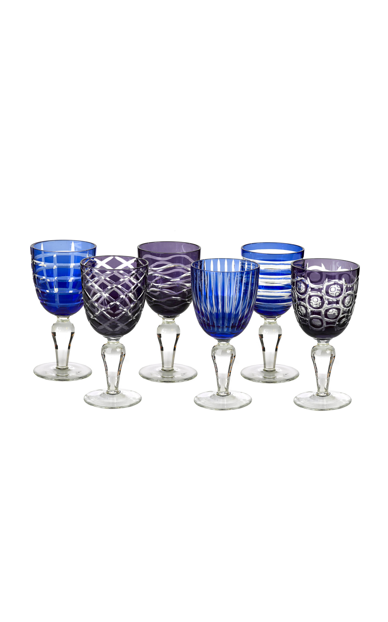 Polspotten Set-of-six Wine Glasses In Multi