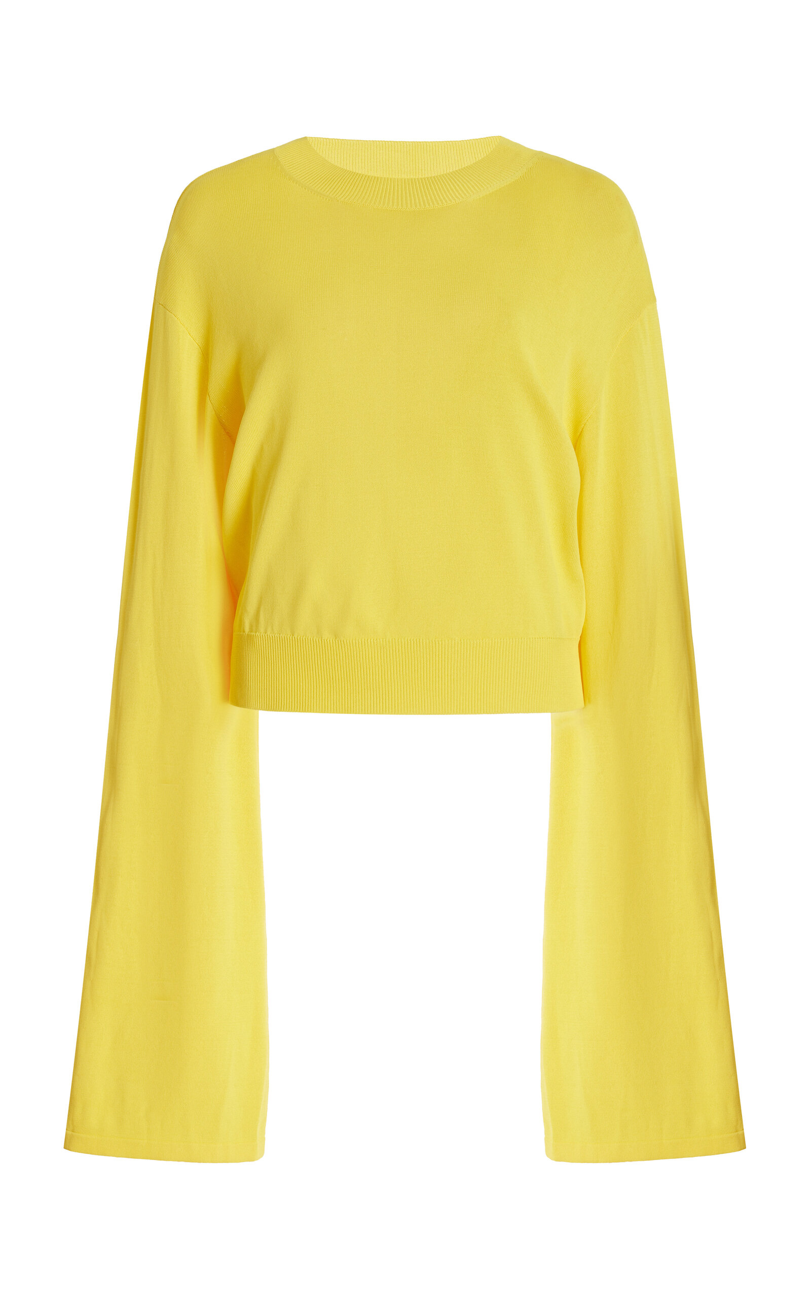 Shop Solid & Striped X Sofia Richie Grainge Exclusive The Babetta Knit Sweater In Yellow