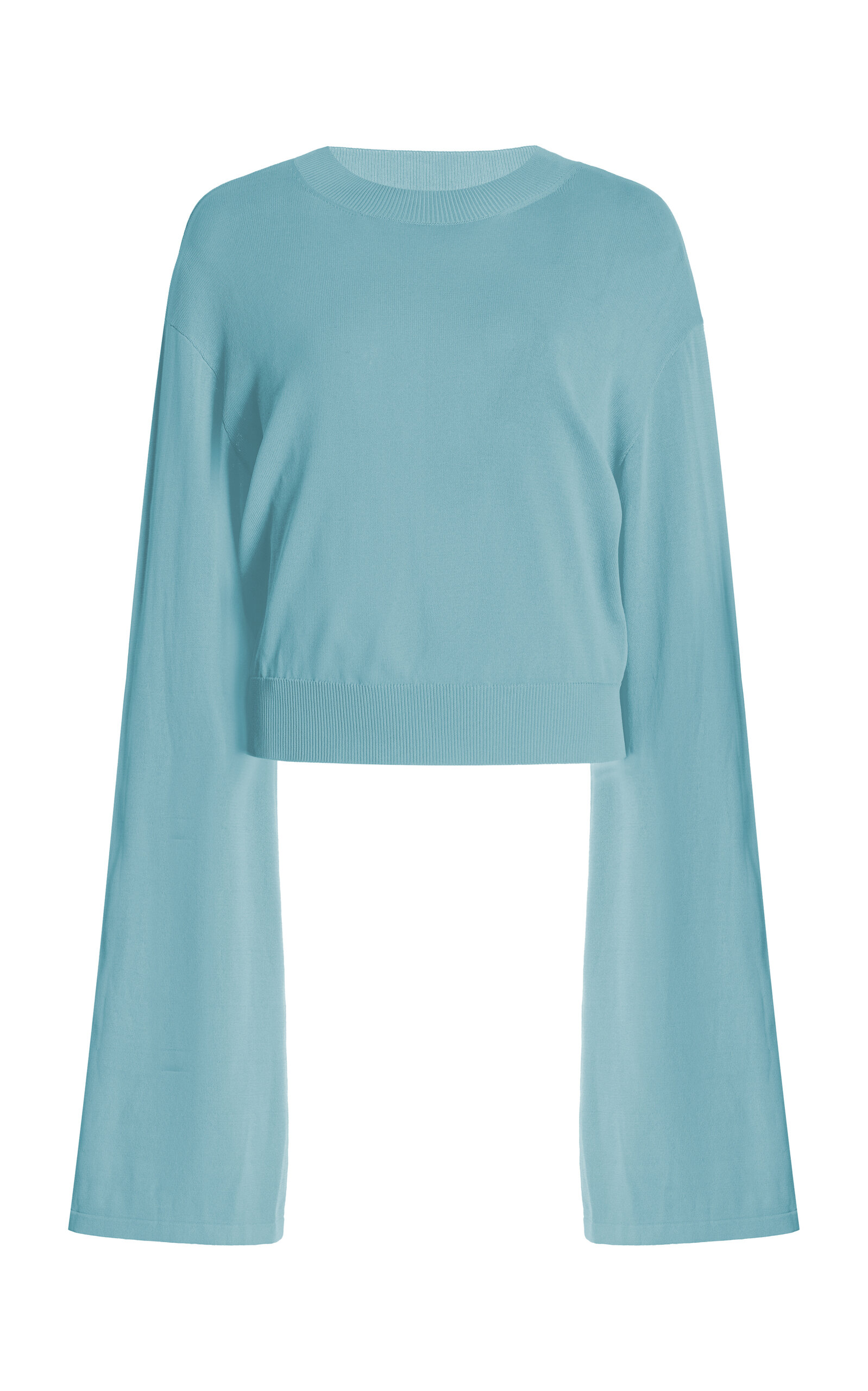 Shop Solid & Striped X Sofia Richie Grainge Exclusive The Babetta Knit Sweater In Light Blue