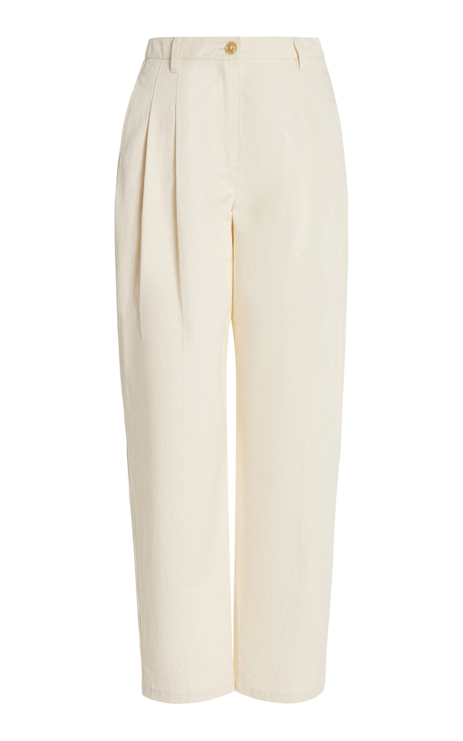 Shop Solid & Striped X Sofia Richie Grainge Exclusive The Taline Cotton Pants In Off-white