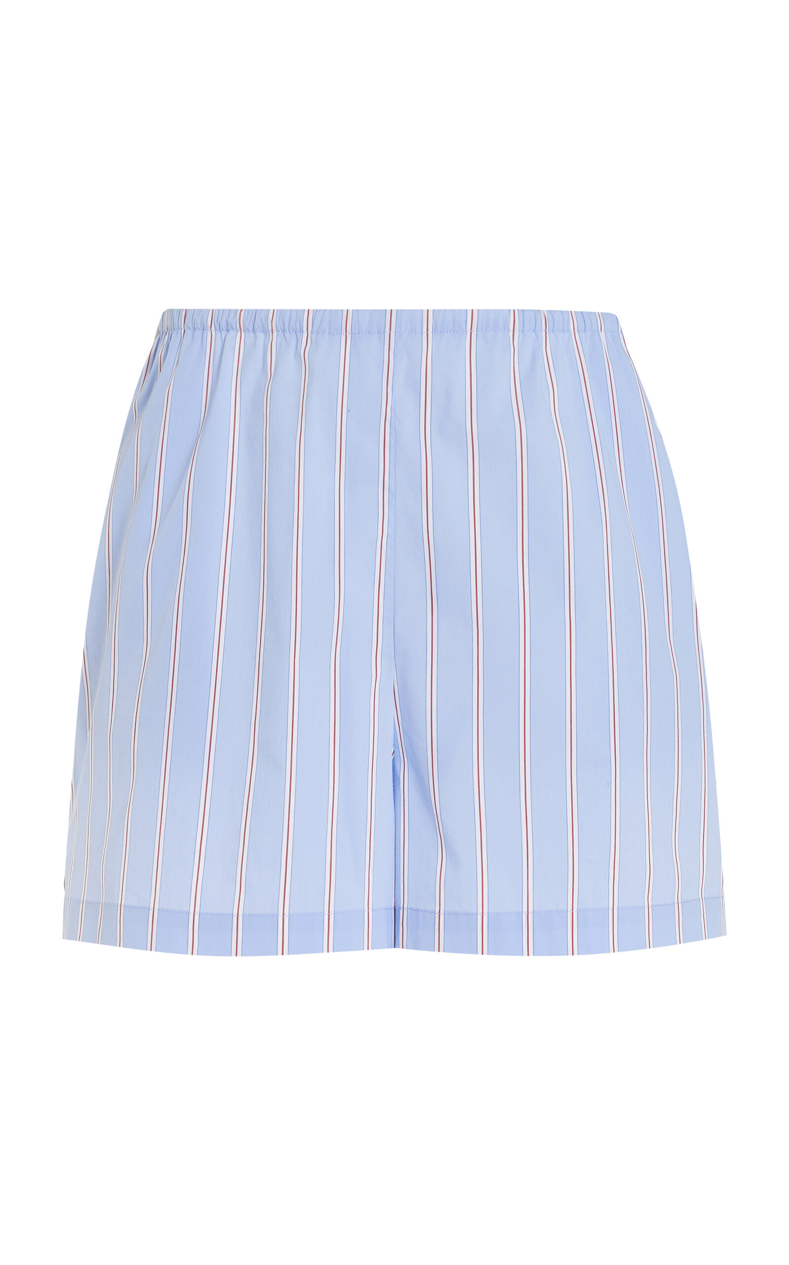 Shop Solid & Striped X Sofia Richie Grainge Exclusive The Loretto Cotton Shorts In Light Blue