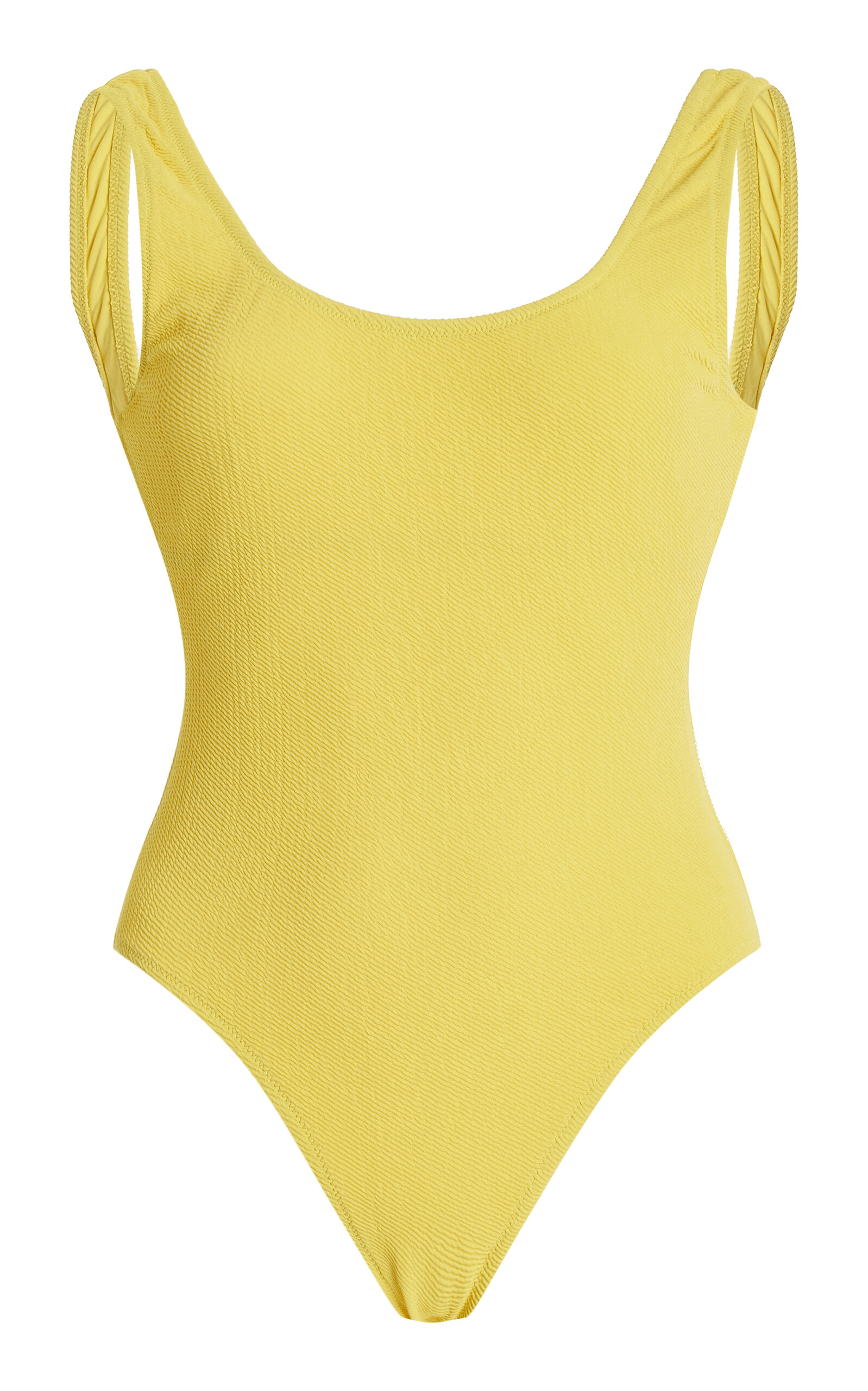 Shop Solid & Striped X Sofia Richie Grainge Exclusive The Luela One-piece Swimsuit In Yellow