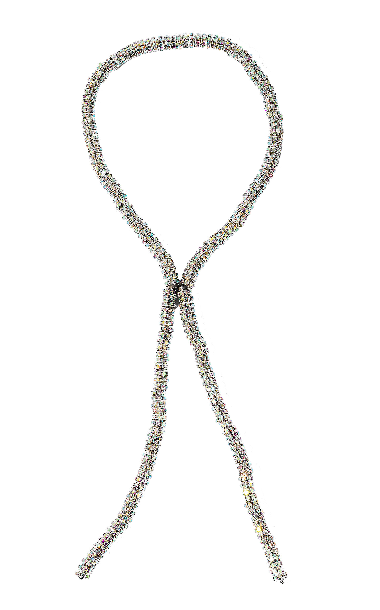 Pearl Octopuss.y Serpent Beaded Wrap Necklace - Silver - OS - Moda Operandi - Women's Jewelry And Watches