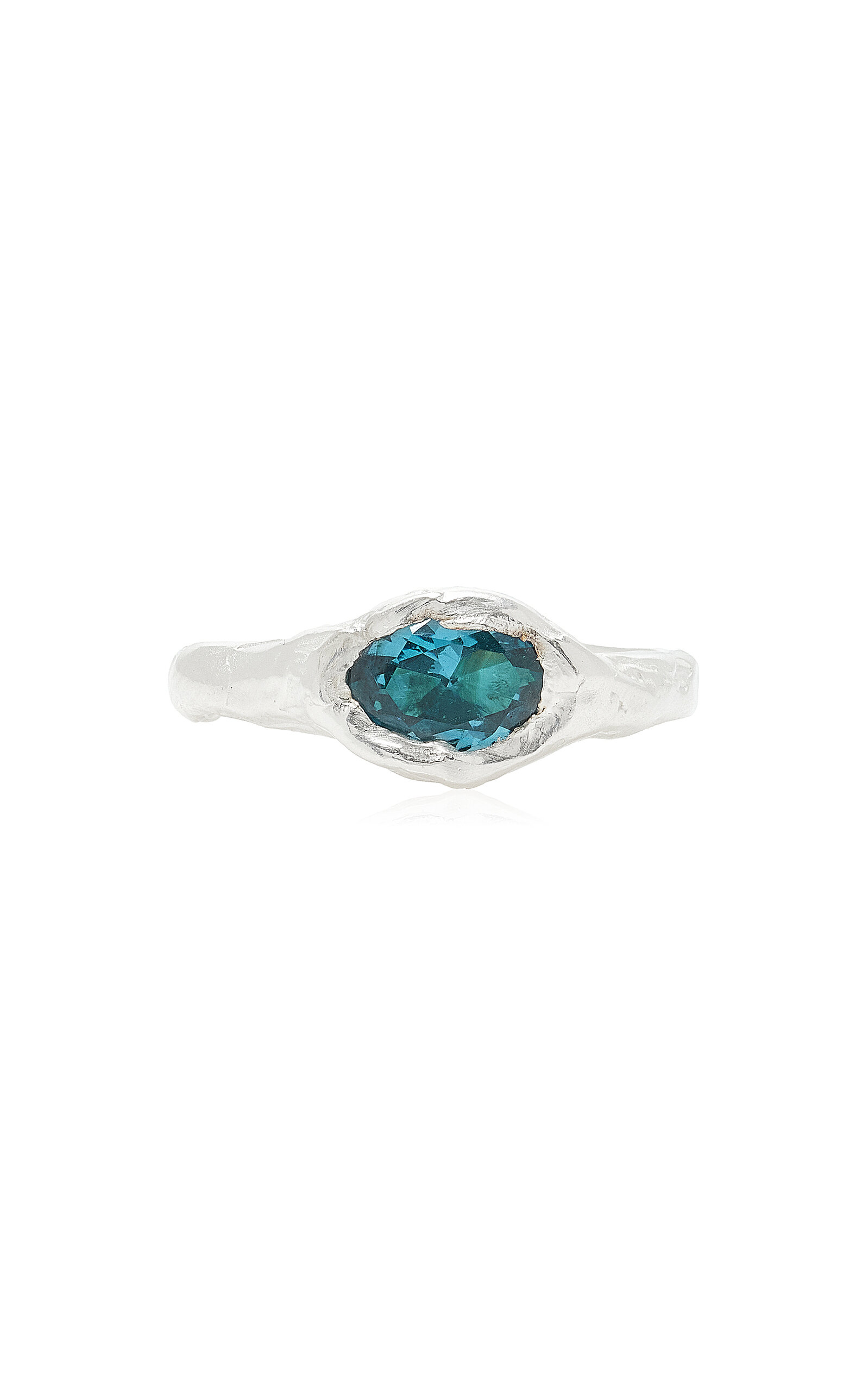 Simuero Faro Formentor Sterling Silver Crystal Ring - Silver - Moda Operandi - Men's Jewelry And Watches