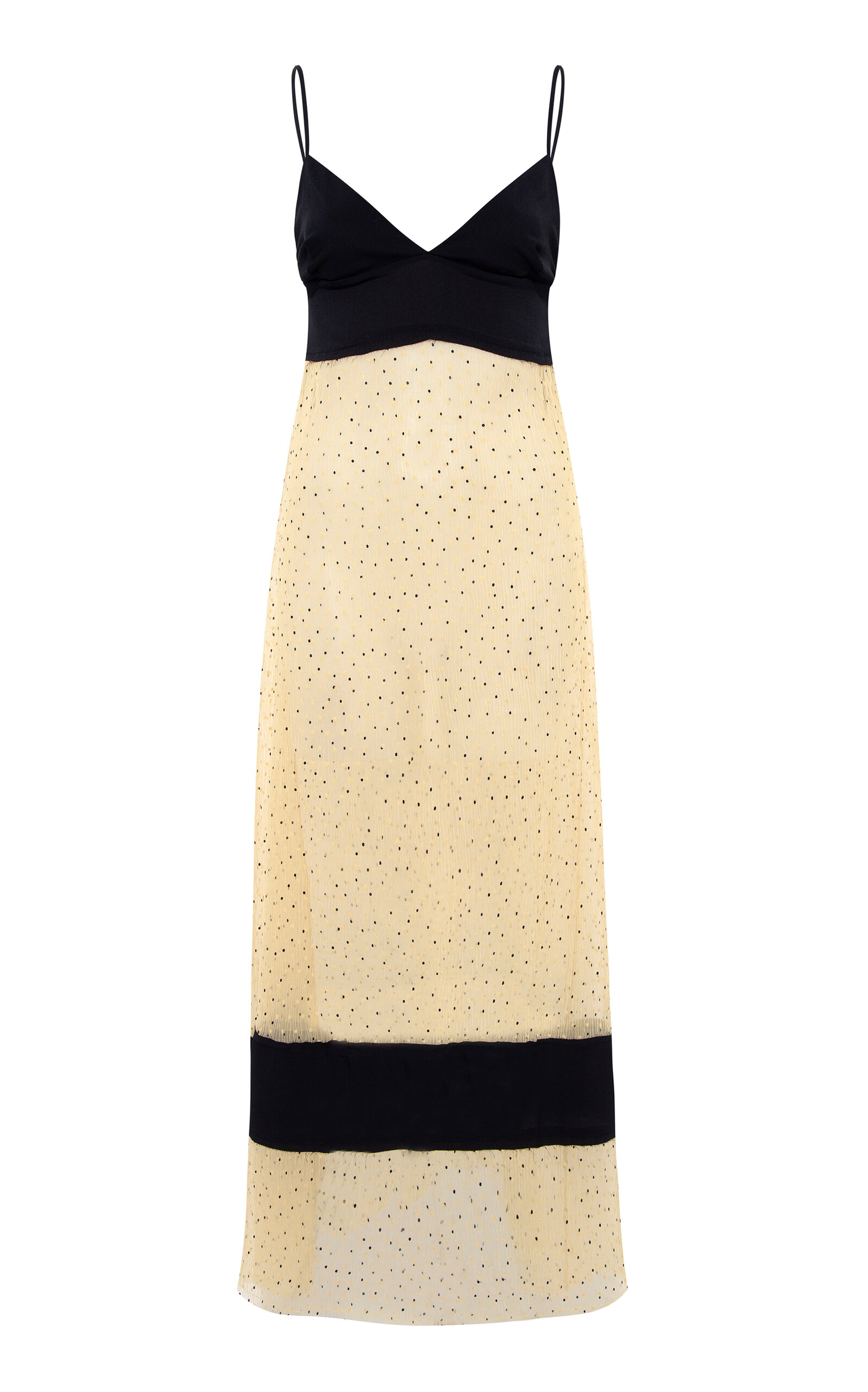 Siedres Elas Sheer Crinkled Midi Dress In Multi