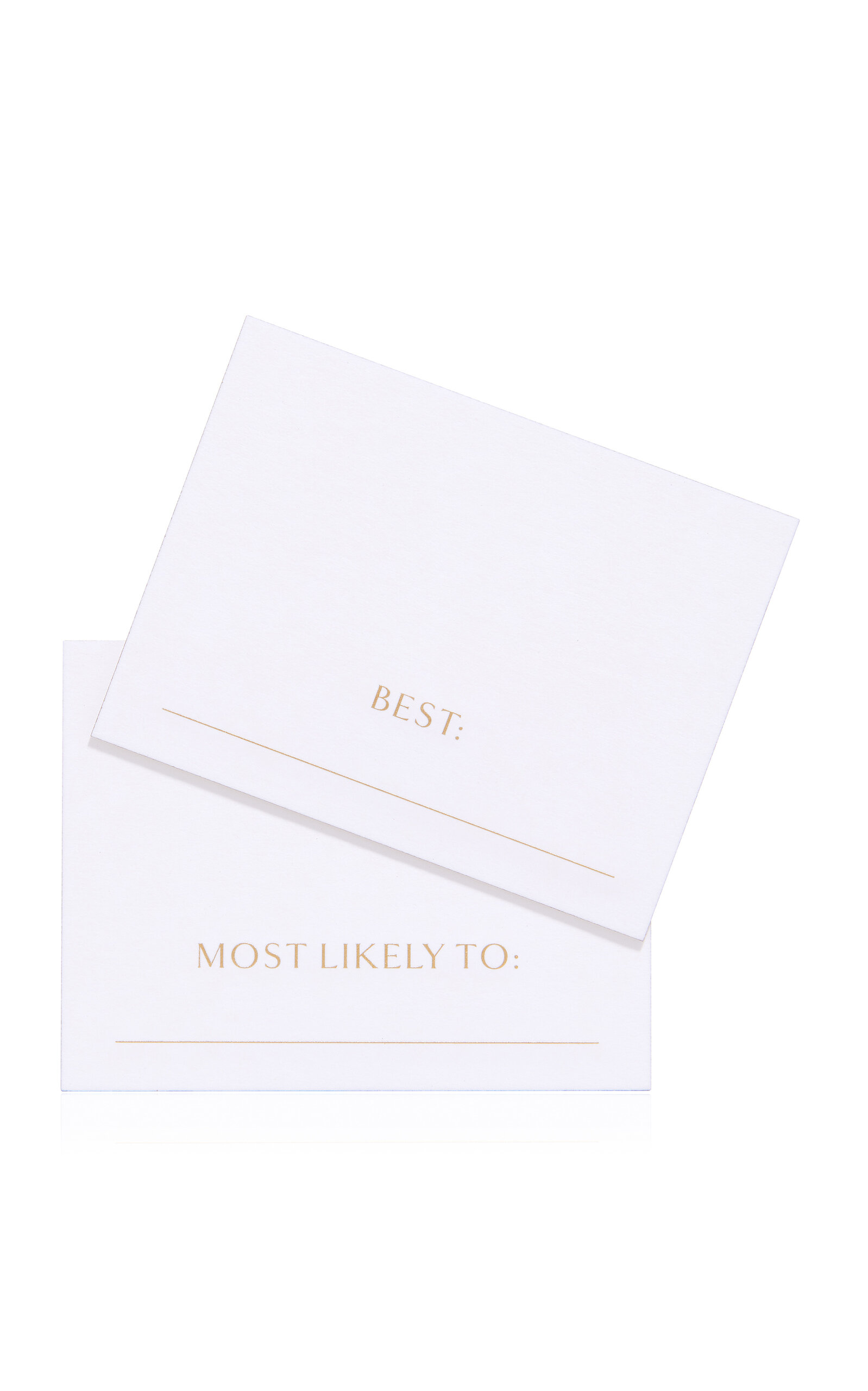 Dear Annabelle Superlatives Place Cards In Multi