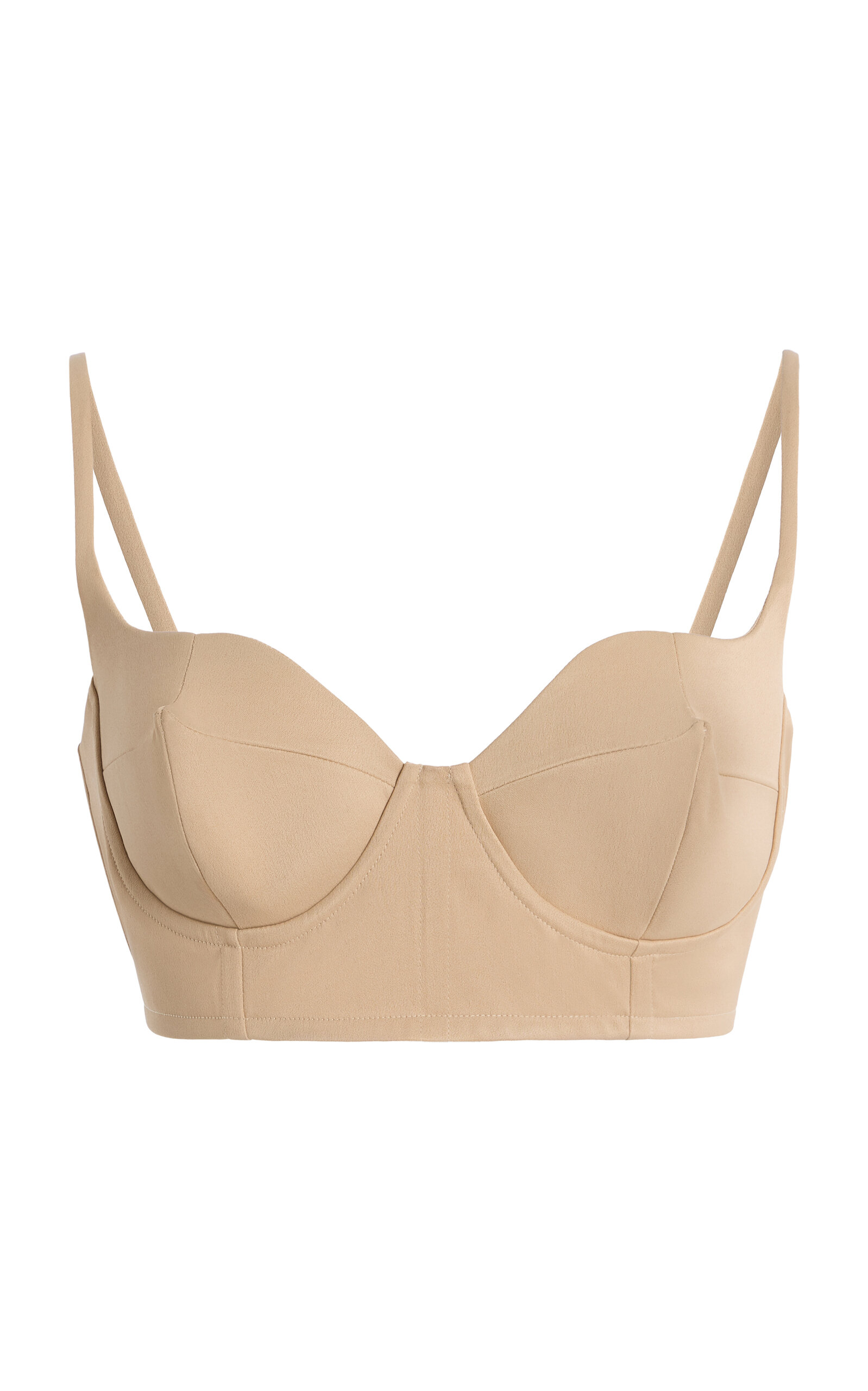 Del Core Spire Longline Bra Top In Light Pink