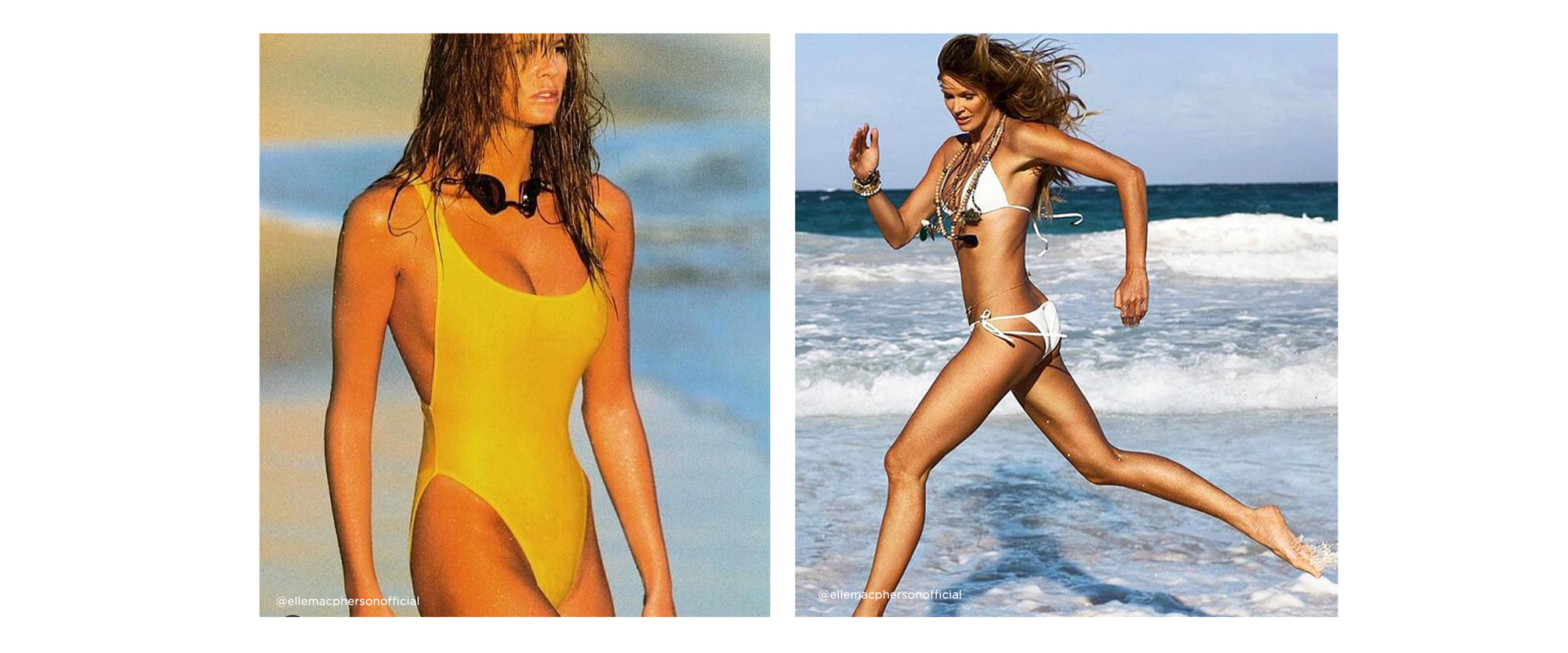 Elle Macpherson bikini body workout