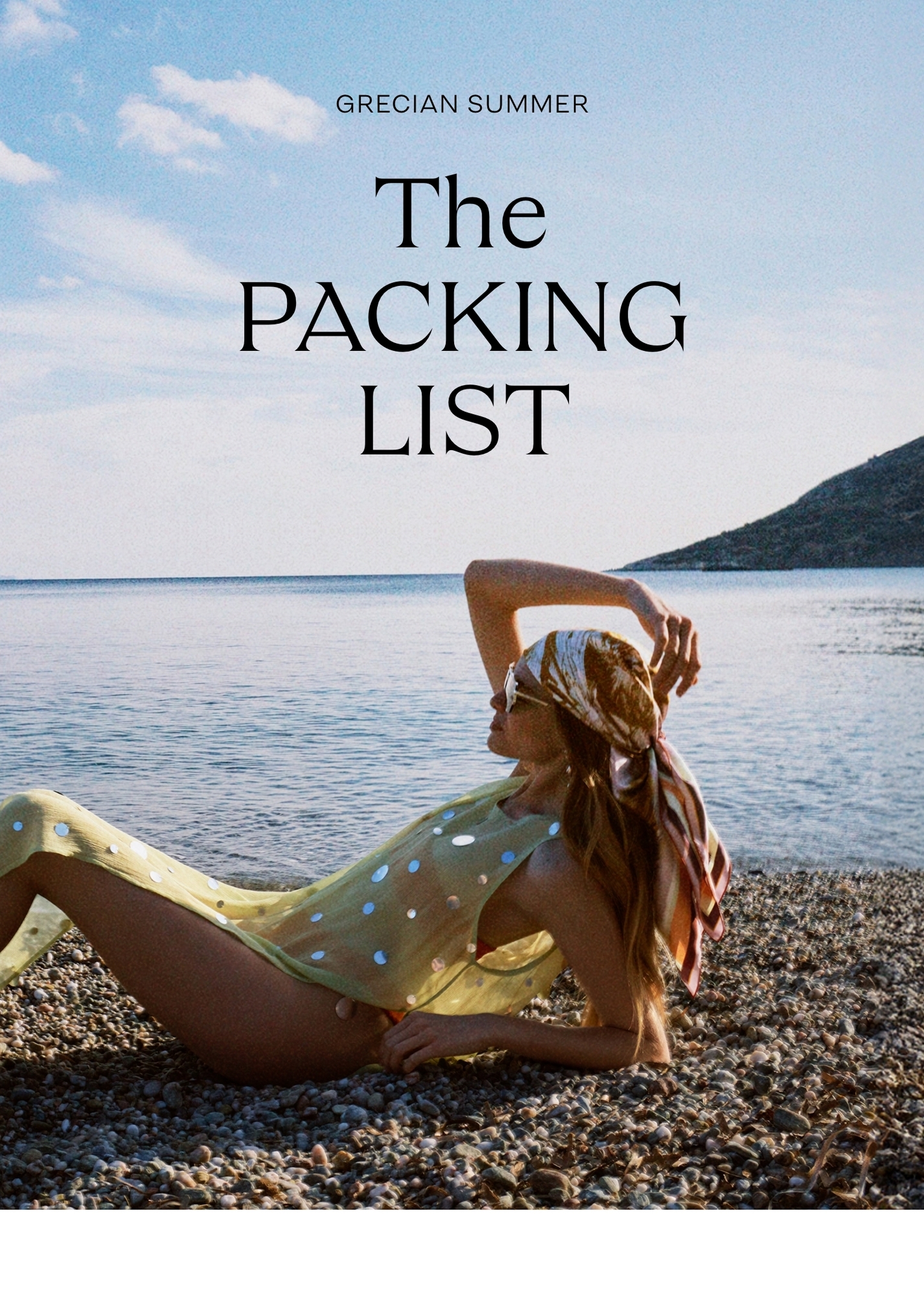 The Packing List Grecian Summer | Moda Operandi